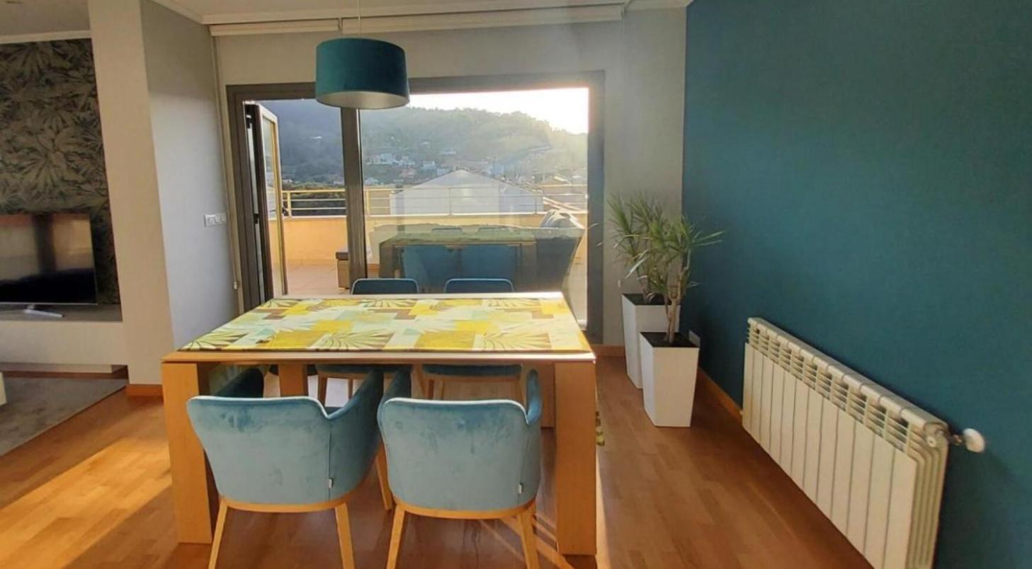 Atico Exclusivo Bueu Centro, 50M Playa Daire Dış mekan fotoğraf